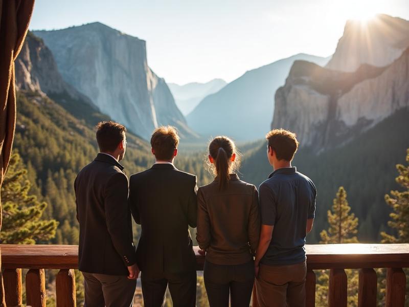 Advango Tours professional team reviewing USA Canada destinations for German-speaking group tours and fly-and-drive packages