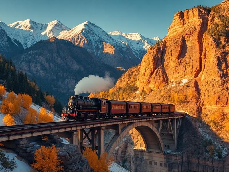 Historic Railways and Epic Colorado Scenery - curated itinerary for German-speaking group tours and fly-and-drive packages in USA featuring Georgetown Loop Railroad, Durango & Silverton Railway, Cumbres & Toltec Railroad